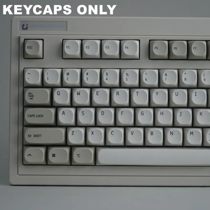 131Key Retro Minimalist Keycap Set PBT DyeSublimation MAProfile Keyboards KeyCaps for Mechanical Keyboards