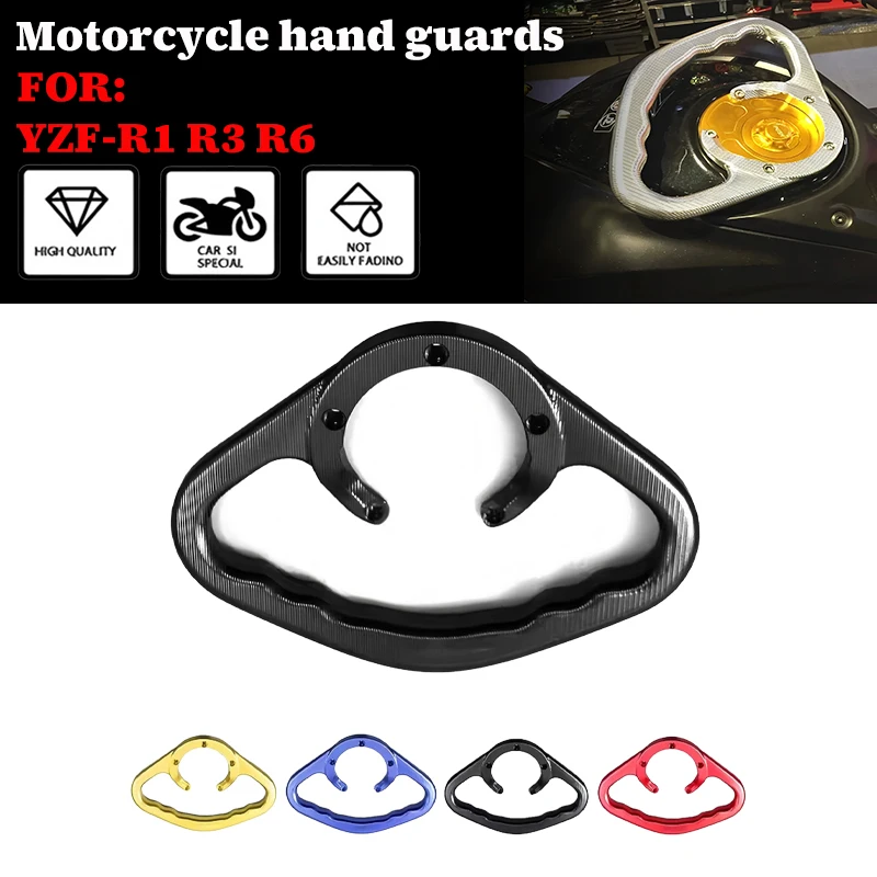 Soporte para Tanque de Combustible para Motocicletas Yamaha YZF R1 R3 R6 R15 R25 FZ1 FZ6 FZ8 XJ6, Agarradera Trasera para Pasajero, Reposabrazos para Tanque de Combustible