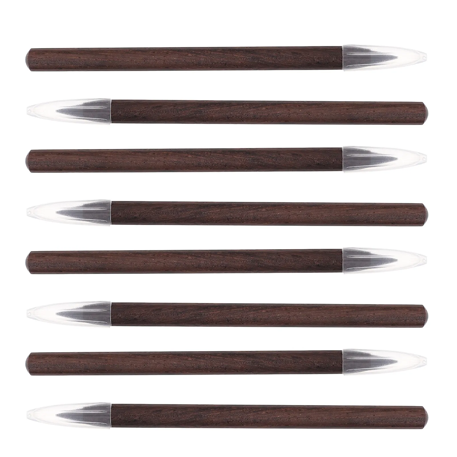 8Pcs Eternal Inkless Pencils Wood Metal Tip Refillable No Sharpening Required Sketching Writing Office School Supplies - view 3