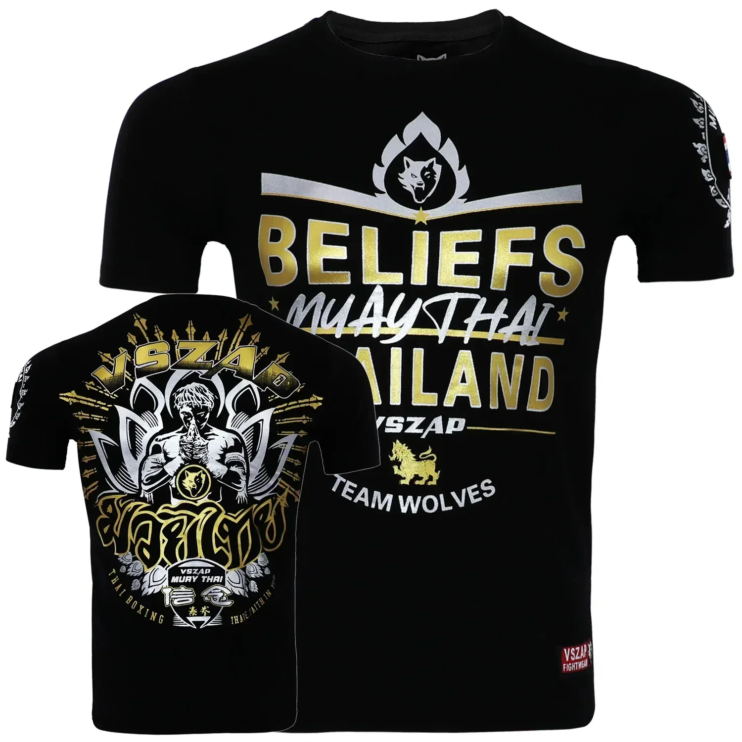 Brazilian Jiu-Jitsu MMA Compress 3D Print Sport Quick-dry Breathable Men T-shirt Boxing Training Muay Thai Outdoor Short Sleeve view 5