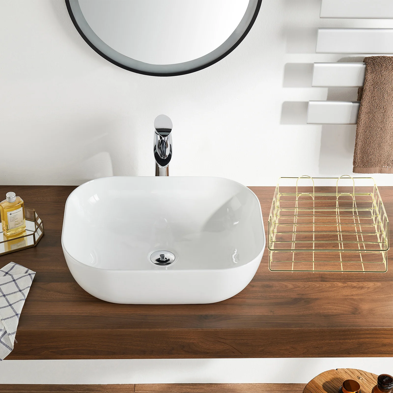 

2 шт., железная настольная корзина для хранения, органайзер для косметики, канцелярские принадлежности, держатель для файлов, настольная организация, металлическая корзина