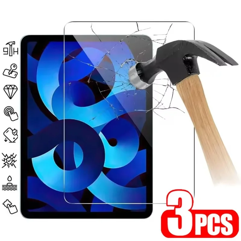 

Tempered Glass Screen Protector For iPad Pro 10th 9th 8th 7th Mini 6 Air 5 4 3 Pro 11 2022 Tablet Office Drawing Protective Film