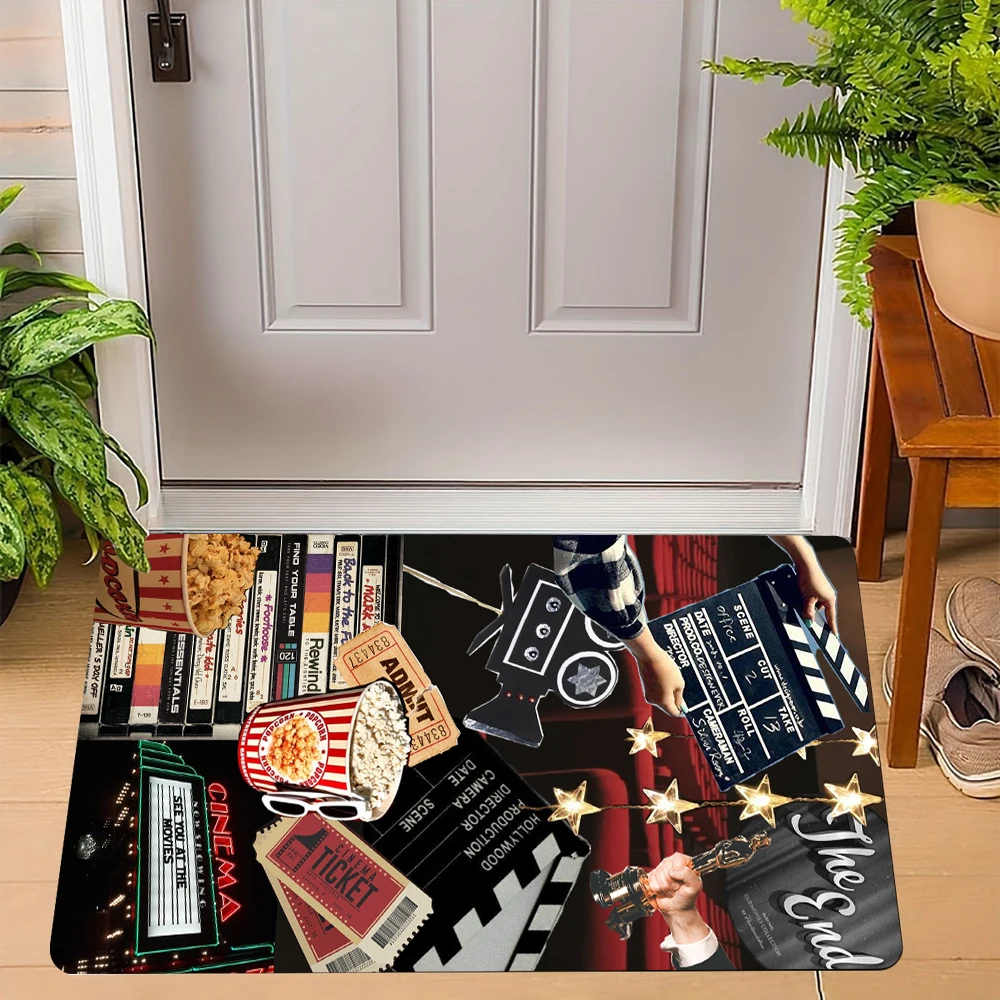 พรมเช็ดเท้าลายธีมโรงภาพยนตร์หล - Home Cinema Flooring บทวิจารณ์และราคา
