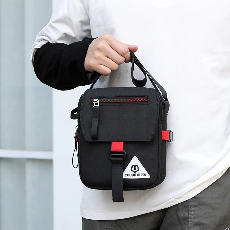 Mannen Koreaanse Toevallige Schoudertas Outdoor Sport Waterdichte Messenger Bag Mode Trend Zakelijke Rugzak