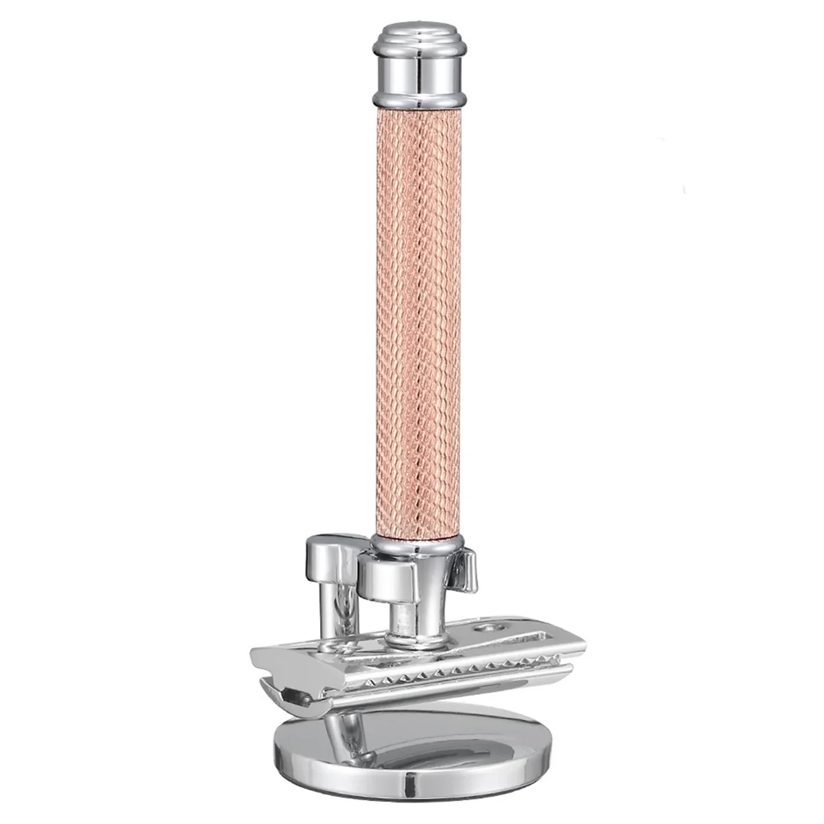 New Safety Razor Mens Folding Shaving Double Edge Classic Safety Shaver Men'S Razor Rose Gold