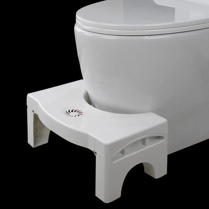 Bathroom Anti Constipation For Kids Foldable Plastic Footstool Squatting Stool Toilet dropshipping (no air freshener)