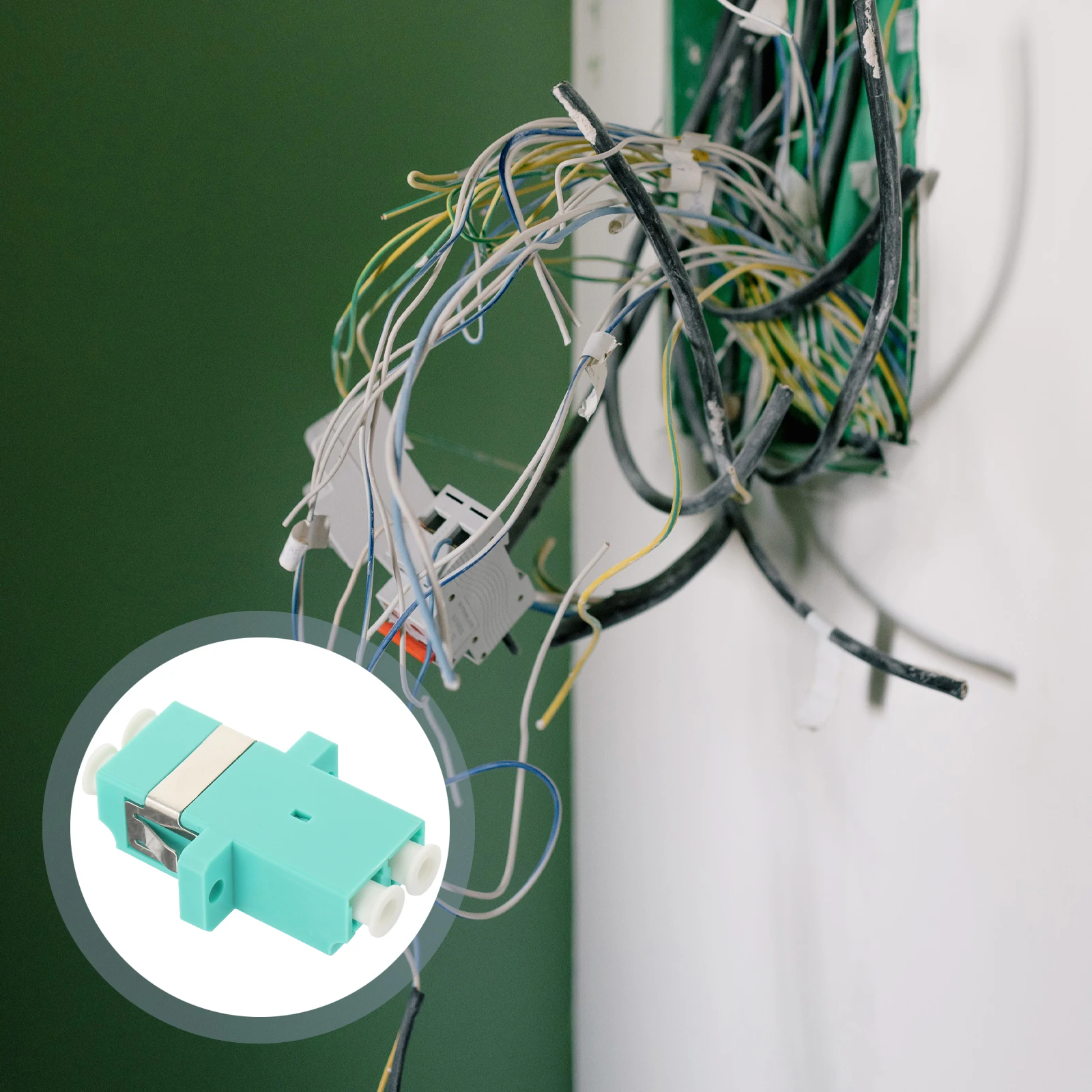 

5 pcs Lc Female To Lc Female Duplex Fiber Optic Connector Coupler Adapter High Reliability Reusable Low Insertion Loss