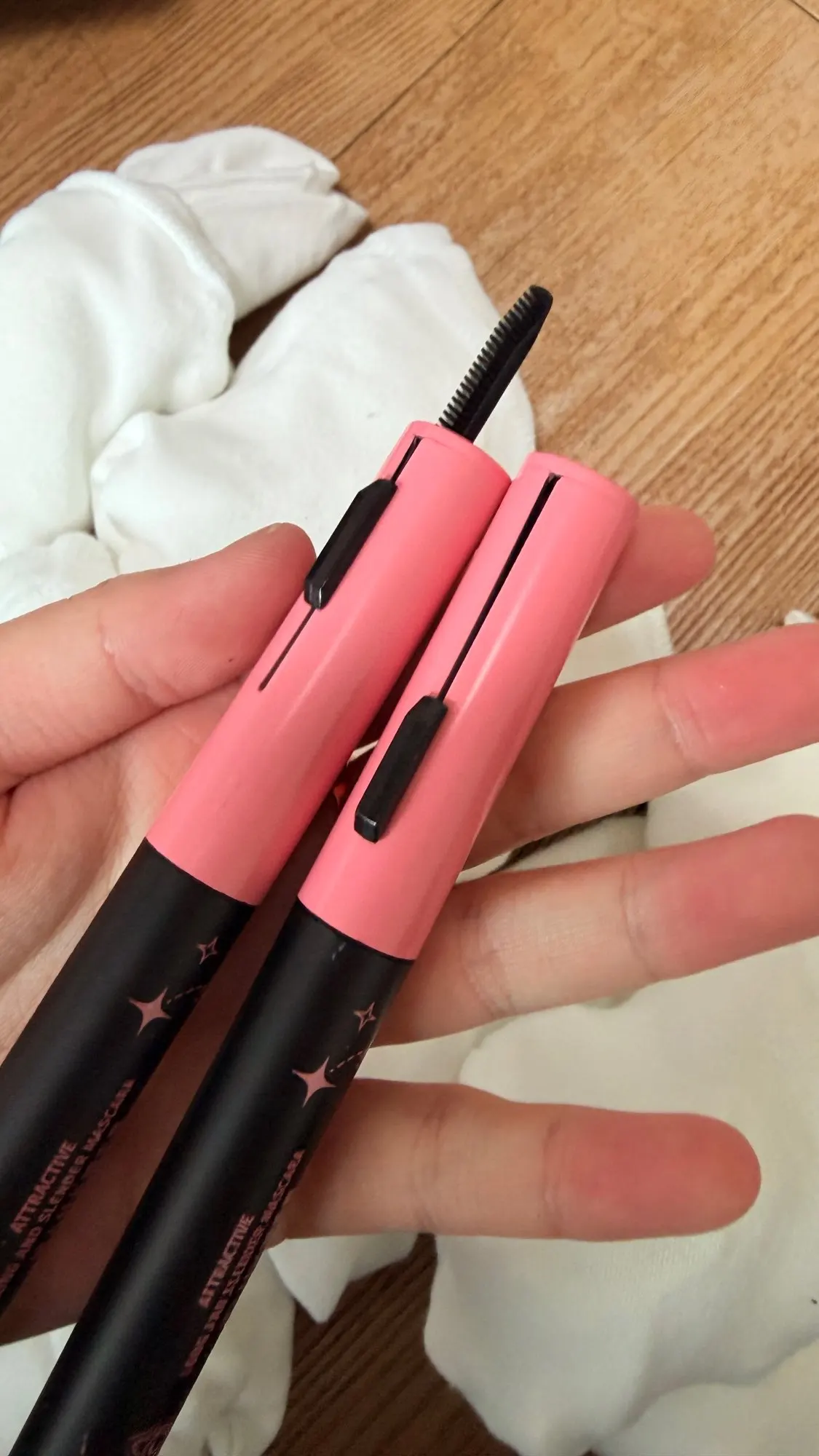 Double-ended Charming Long Mascara Gegebear Natural Curling Long-lasting Waterproof and Sweat-proof Eyelash Primer photo review