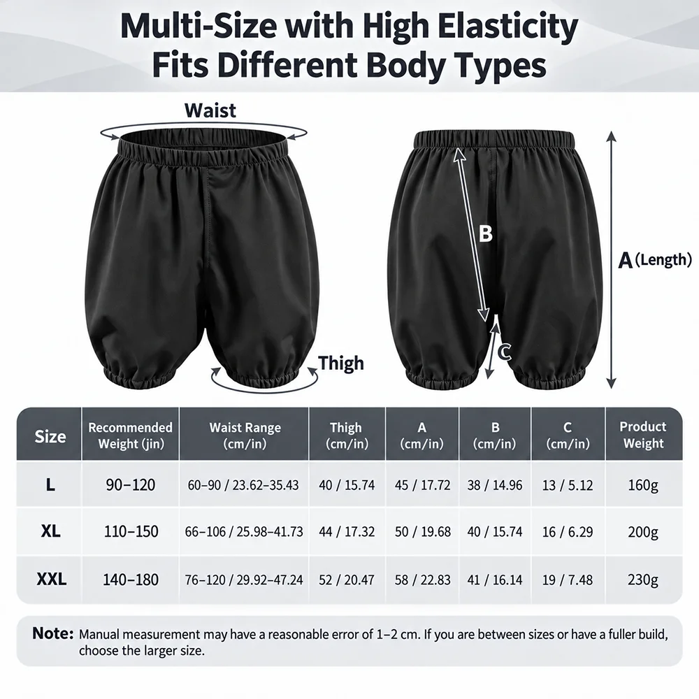 Men/Women Adults Cloth Pants Cover Reusable Elderly Leak Proof Diaper Cover Waterproof Incontinence Daily Care