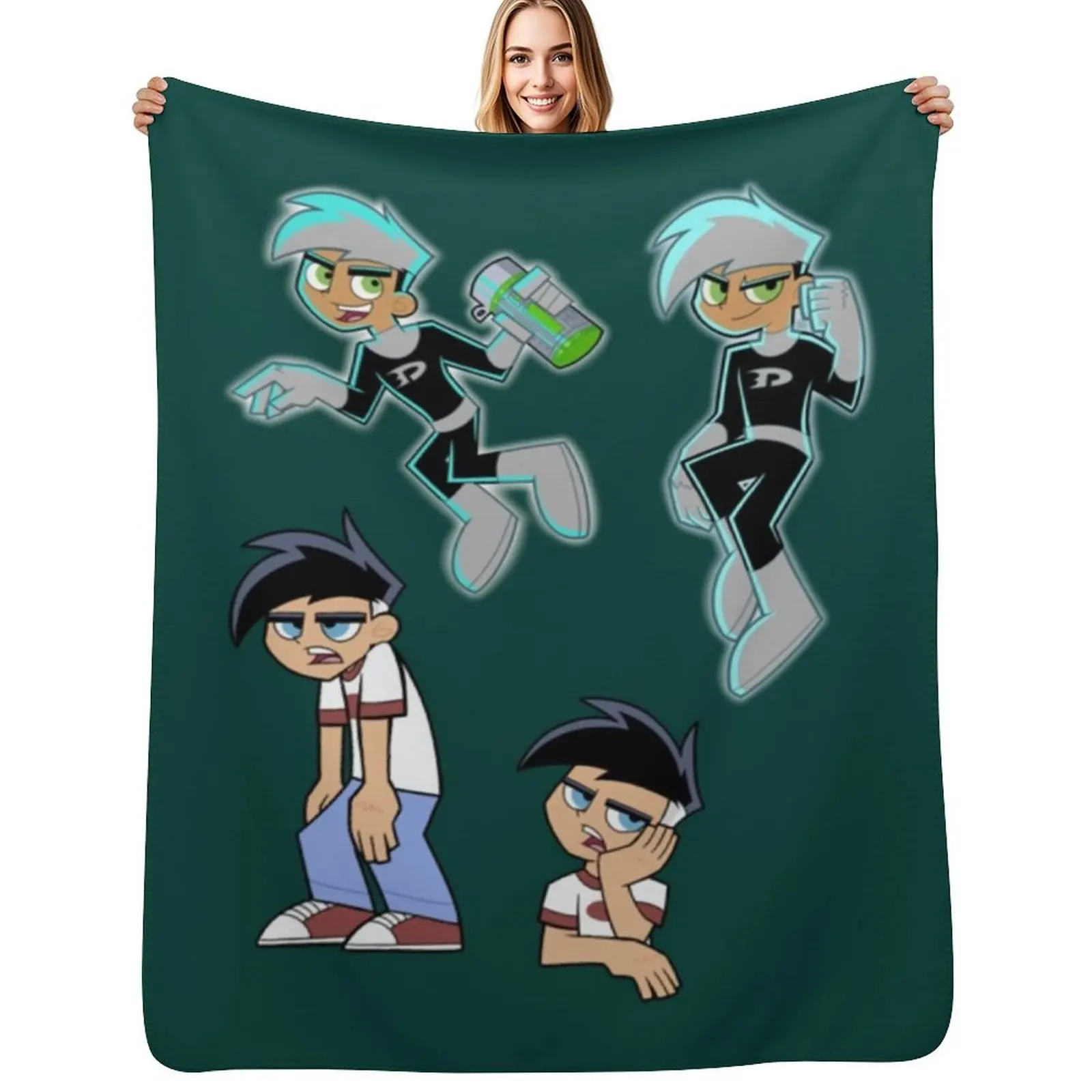 

danny phantom Throw Blanket wednesday for winter Blankets For Bed Summer Beddings Blanket