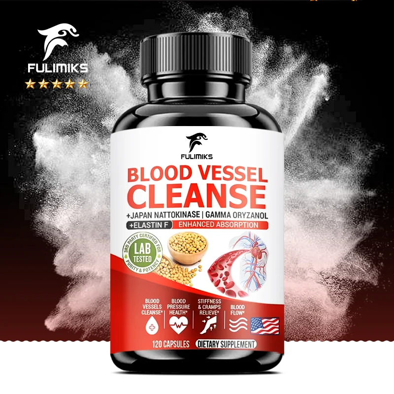 

Nattokinase, Lowering Cholesterol, Supports Heart and Brain Health, Cardiovascular Health, Promote Blood Circulation Supplements
