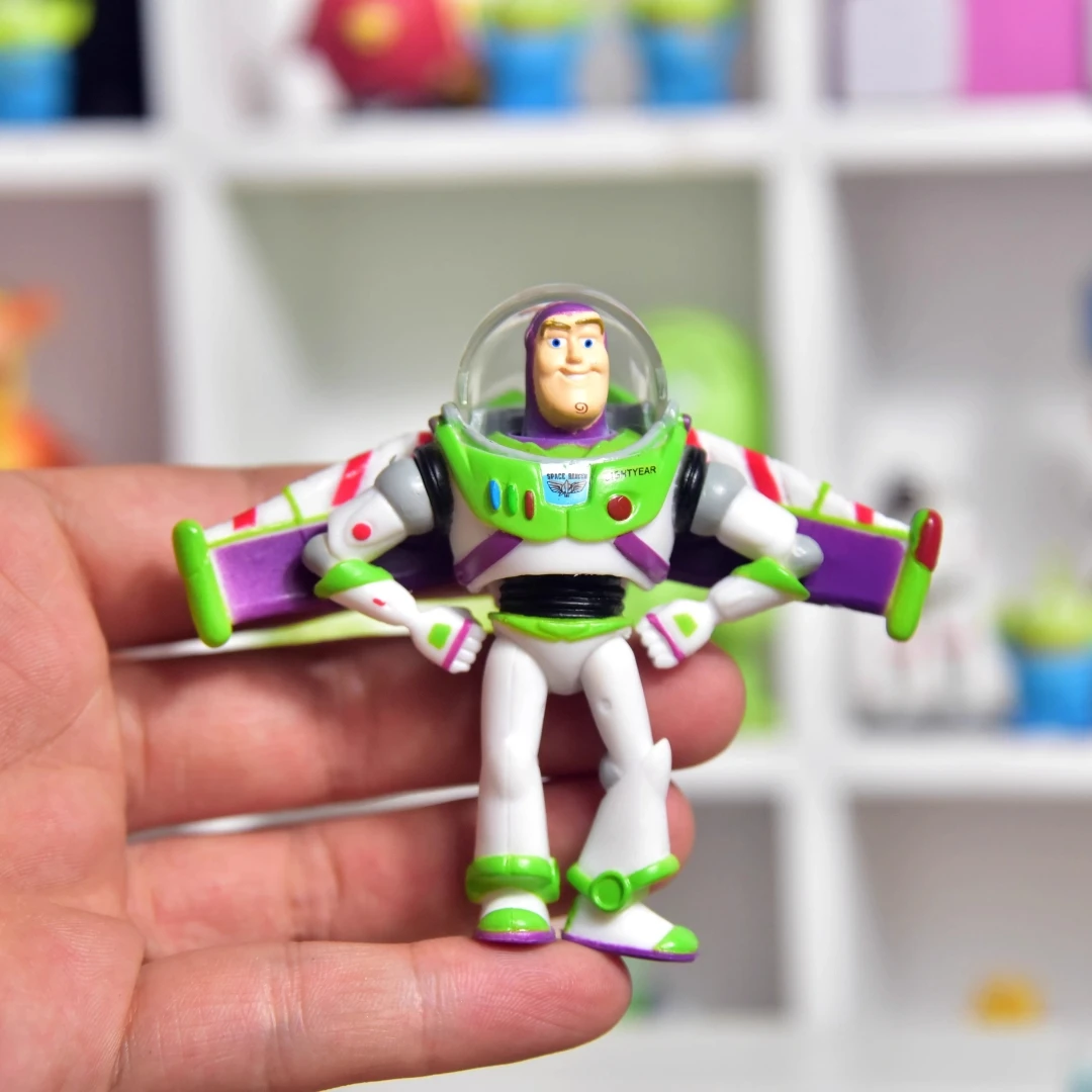 Disney Toy Story 4 Woody Buzz Lighty Forky Rex Action Figures Collection Mini Dolls Kids Toys Model for Children Gift