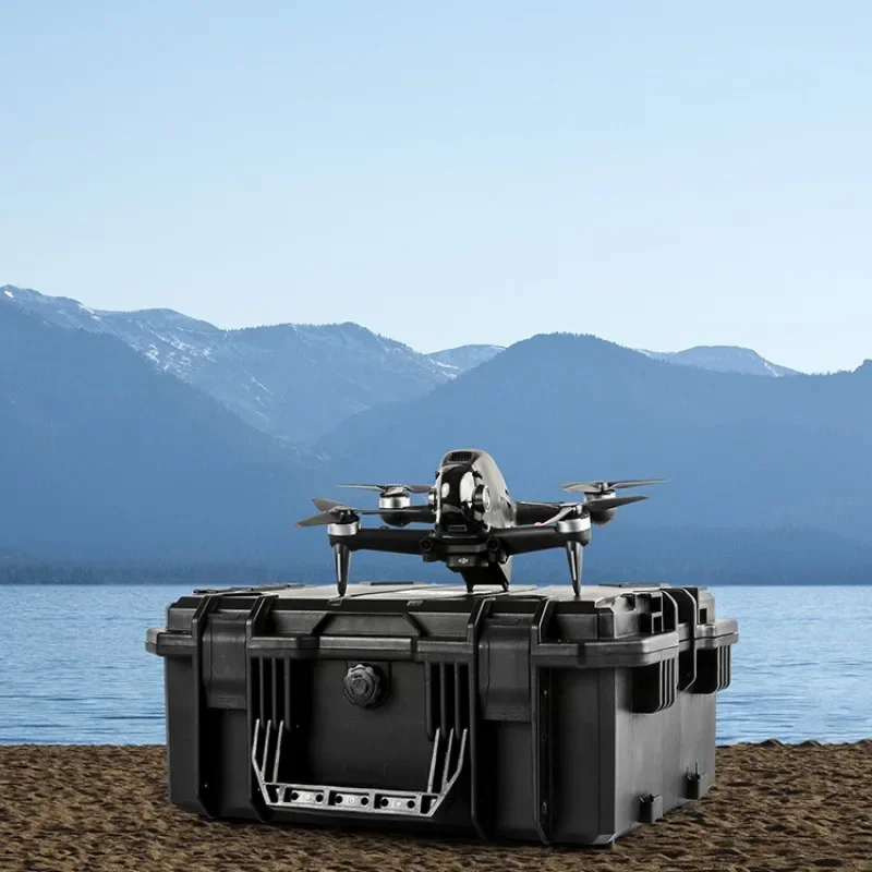Portable plastic drone toolbox, waterproof and dustproof high-end precision equipment safety protection box