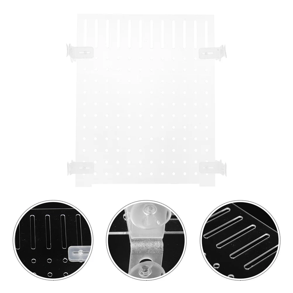 

Aquarium Isolation Board High Clarity Acrylic Divider for Fish Tank Partition Tank Divider for Fry and Species Separation