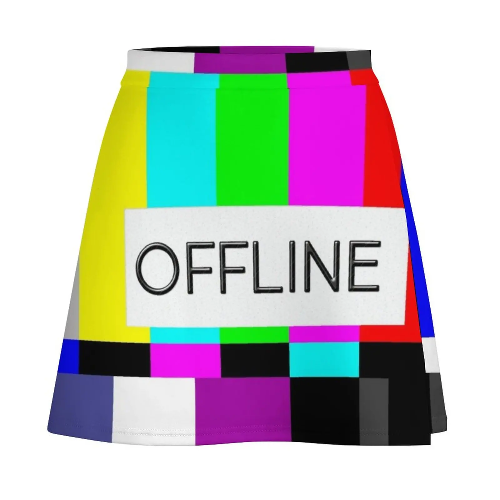 OFLLINE Mini Skirt rave outfits for women girls skirt new in clothes fairy grunge Mini Skirt