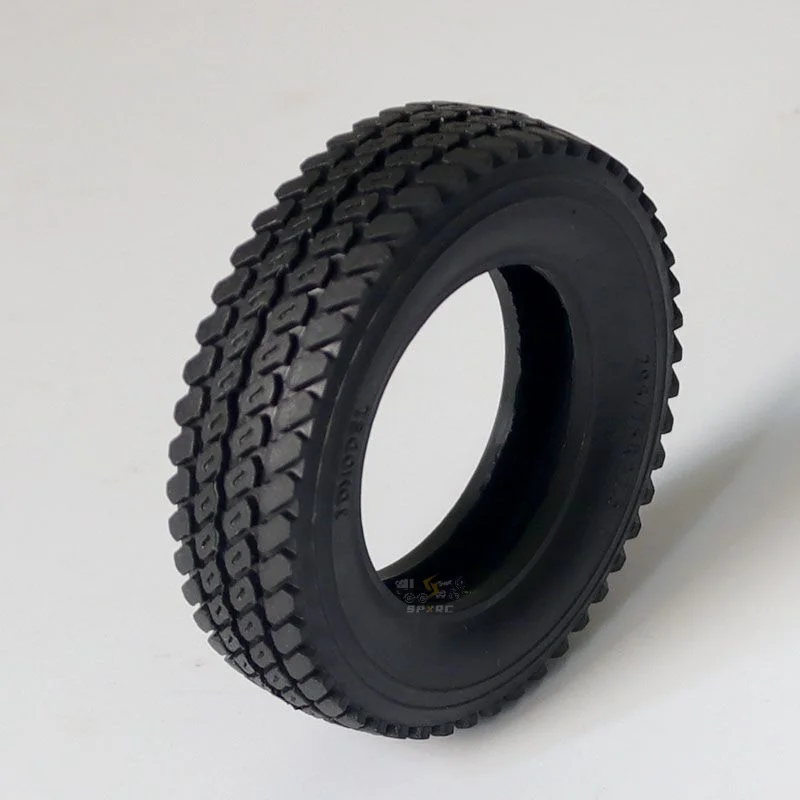 JDM-9D Towing Head 75MM Tire Narrow Carriage With 1:14 For Tamiya  Lesu Scania Man Actros Volvo Part