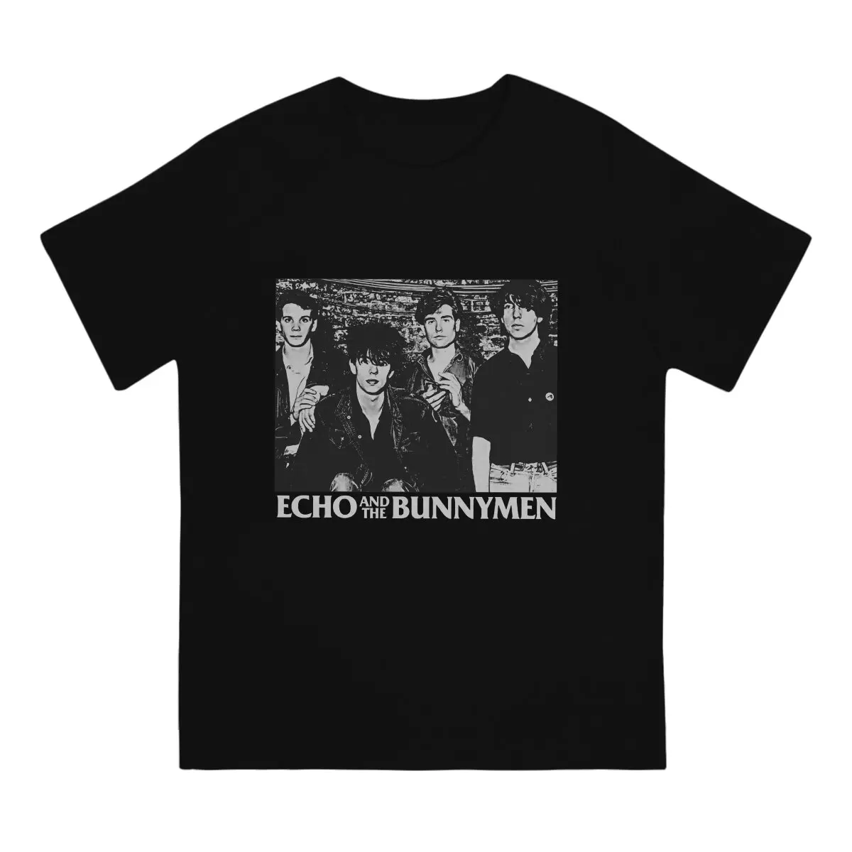 Echo Men Man's TShirt Echo & The Bunnymen Crewneck Tops Fabric T Shirt Funny Top Quality Gift Idea