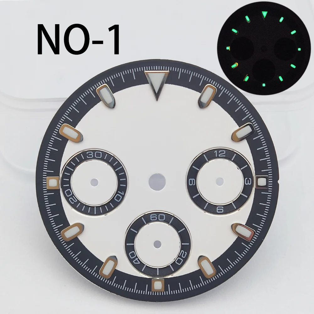 

Циферблат часов VK63, циферблат зеленого/черного цвета, многофункциональный циферблат, подходит для механизма VK63, поддержка циферблата, гравировка, индивидуальный логотип, циферблат часов