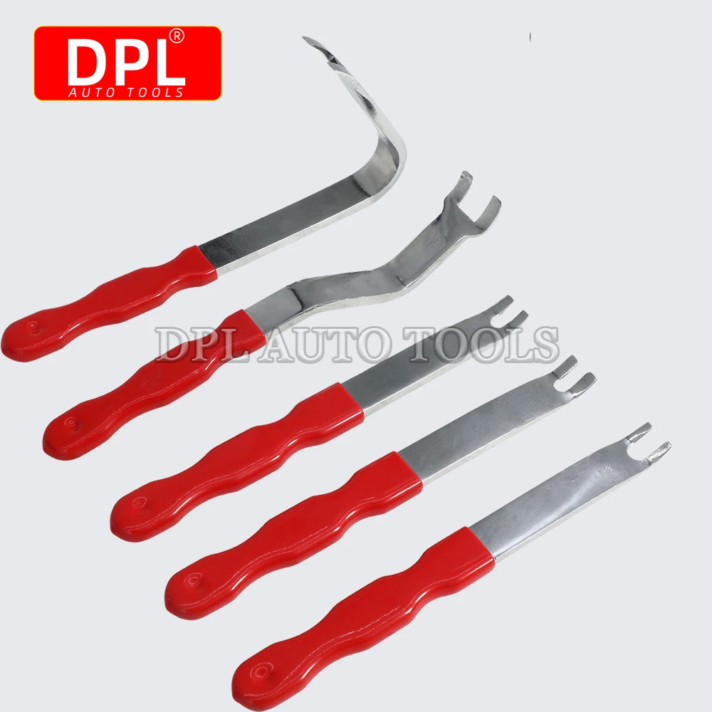 5Pcs Car Interior Panel Removal Tool Set Auto Audio Door Trim Dashboard Pry Kit with Clip Remover