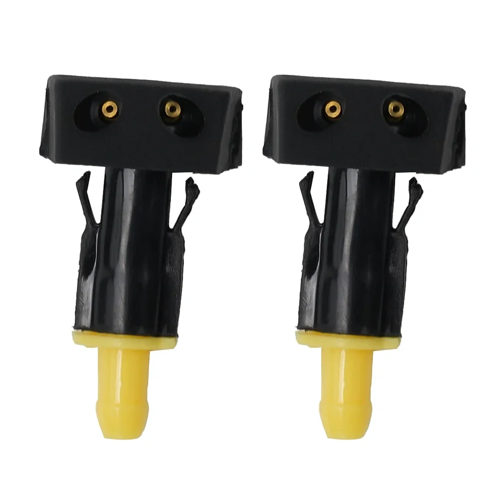 2pcs Car Windshield Washer Water Jet Spray Nozzle For Nissan TIIDA Windscreen Washer Nozzle Sprayer Auto Accessories