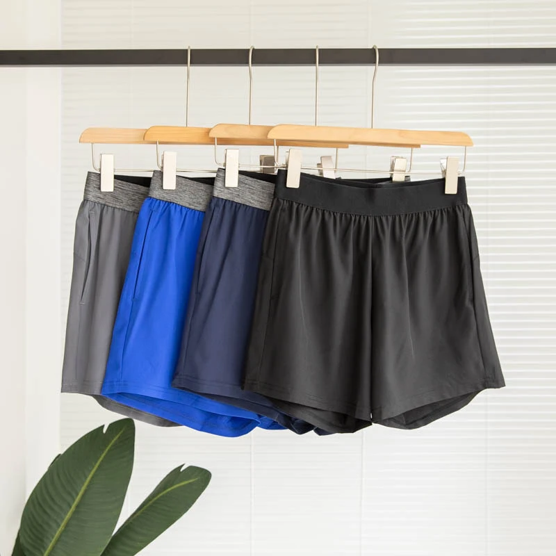 

Lightweight Breathable Men's Sport Qui Dry orts Running Athletics Summer Trendy Youth Active Sle Pure Color mid Waist