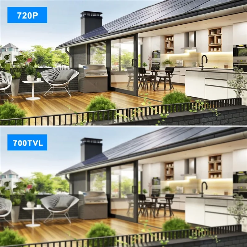 T24C Video Intercom System Video Doorbell System Kits 7 Inches Support Unlock Monitoring For Villa Home US Plug