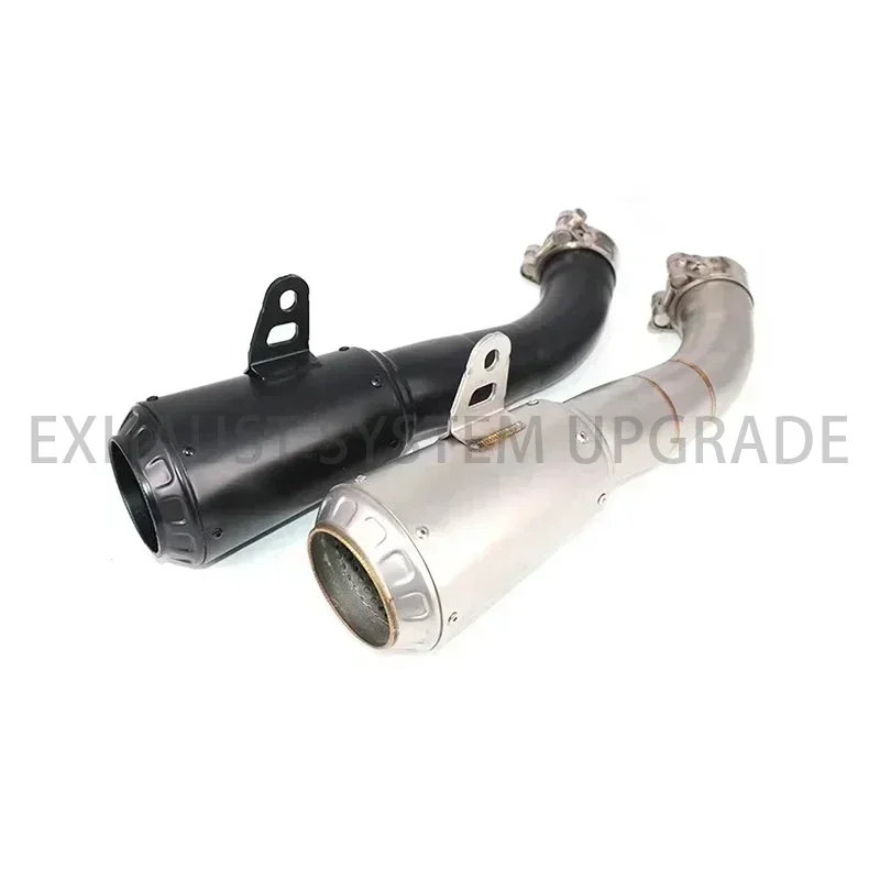 For YAMAHA YZF-R3 R3 R25 MT-03 MT03 R30 MT-25 Motorcycle Exhaust Escape Slip on Modified Muffler with Middle Link Pipe Systems