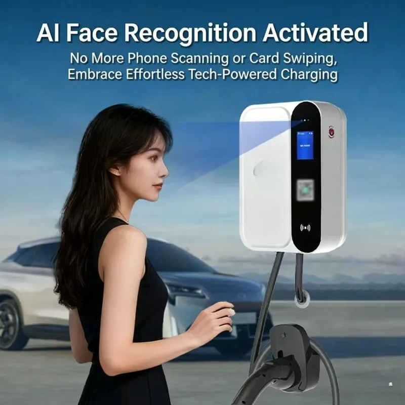 Household Floor-Mounted 7kW Electric Vehicle New Energy Fast Charging Station GB/T20234 Interface 32A Output AC220V Input