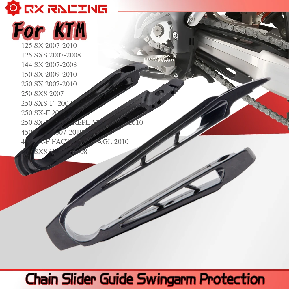 Motorcycle TPU Rear Chain Slider Guide Swingarm Protection For KTM 125-530 EXC EXC-F EXC-E EXC-R XC-W XCF-W SIX DAYS 2008-2011