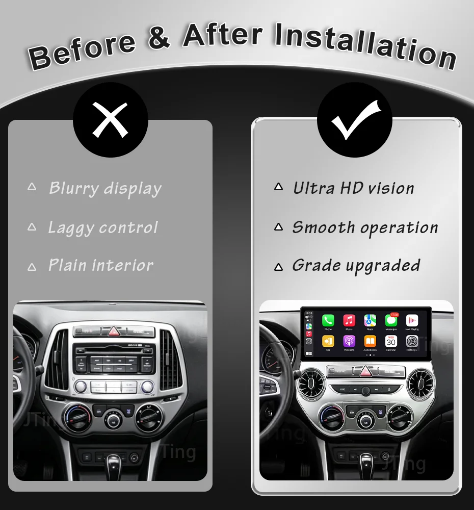 For Hyundai i20 PB 2012-2014 12.3