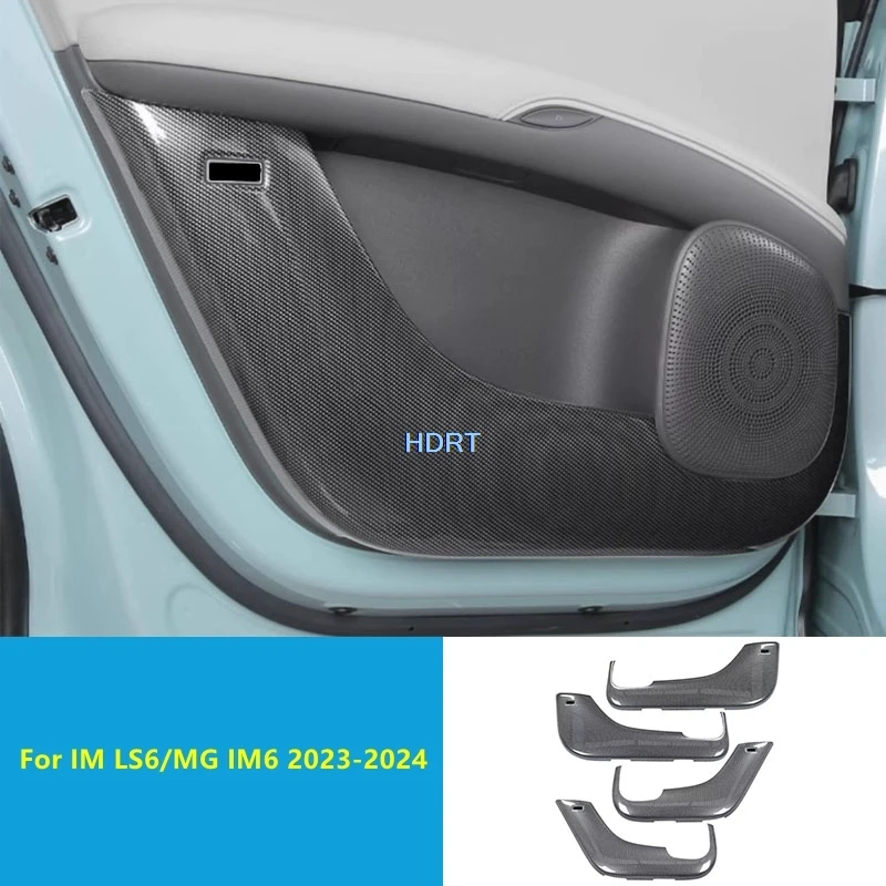

For IM LS6/MG IM6 2023-2025 Car Styling Door Anti Kick Plate Dust Proof Cover Protector Decoration Accessories Interior Sticker