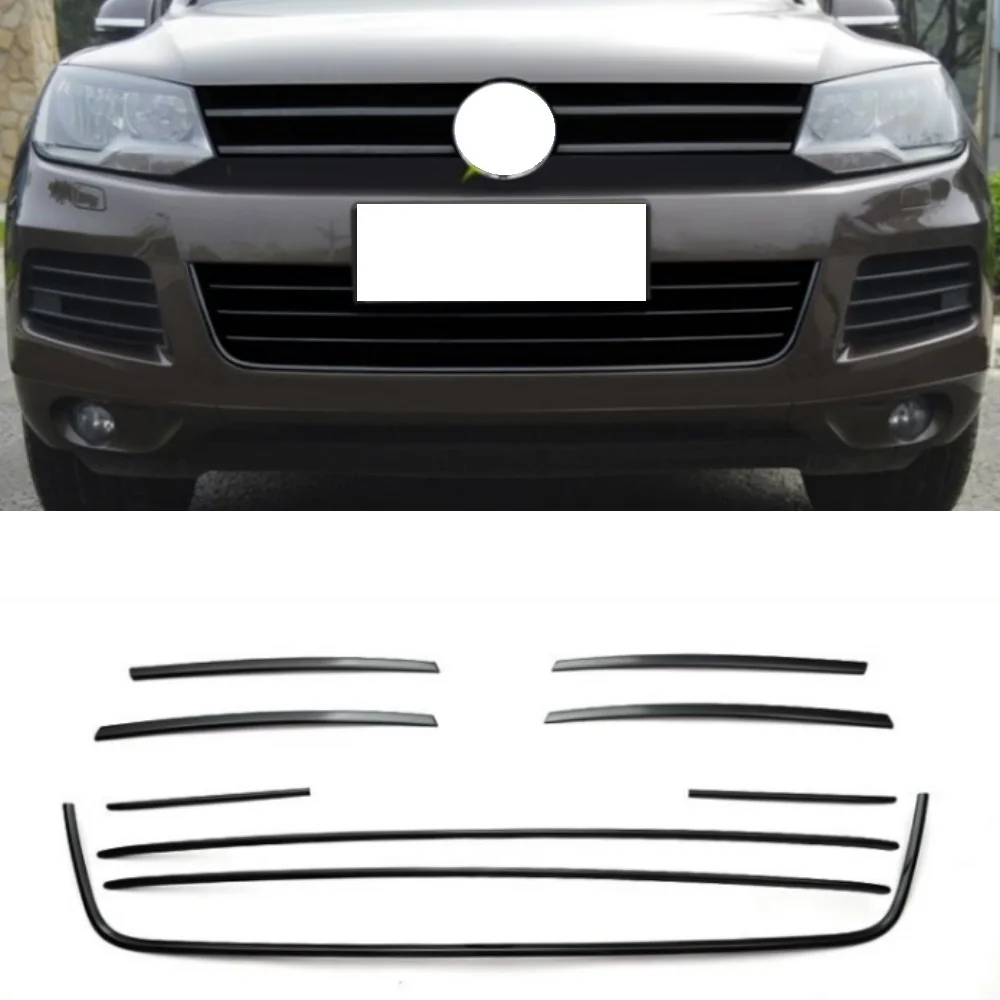 Front bumper grille decorative strip  For VW Touareg 2011-2018