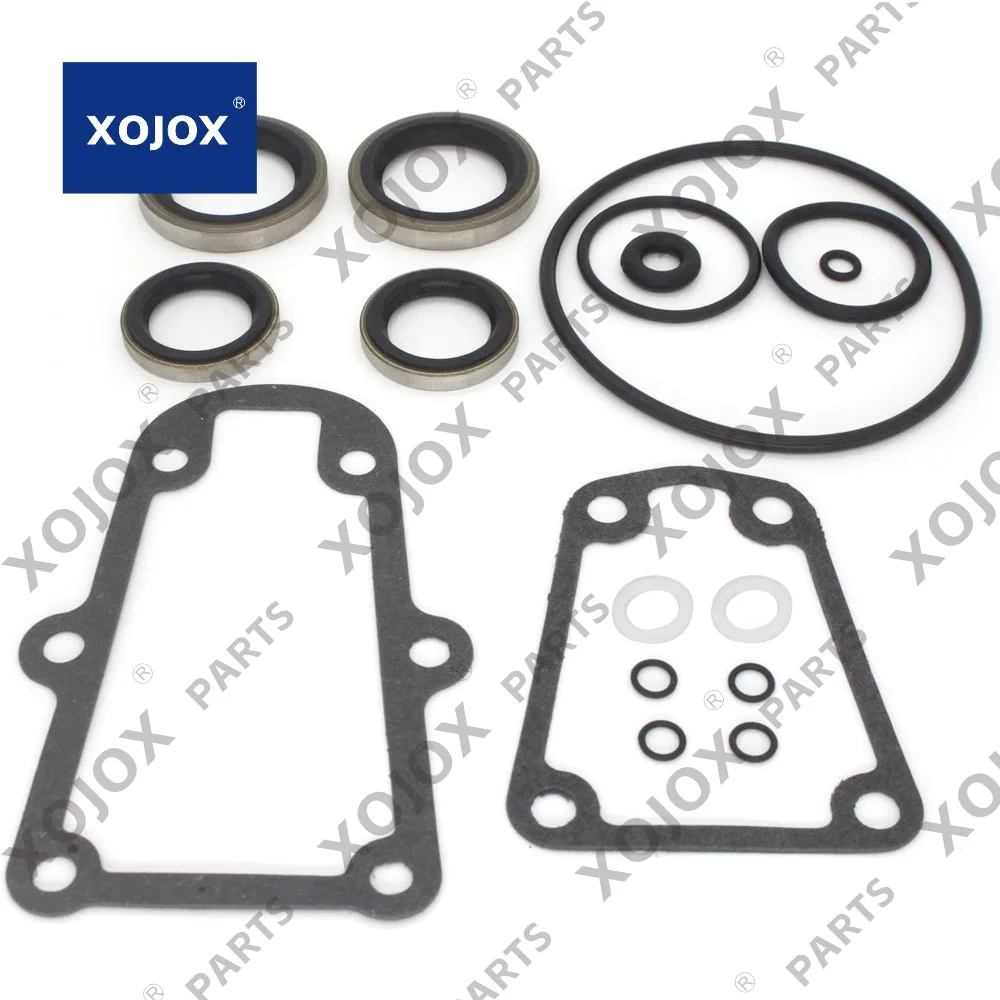 

XOJOX 18-2692 Комплект уплотнений нижнего блока морской трансмиссии для подвесных лодочных моторов Johnson Evinrude 85-115 HP V4 заменяет GLM 86712 Mall