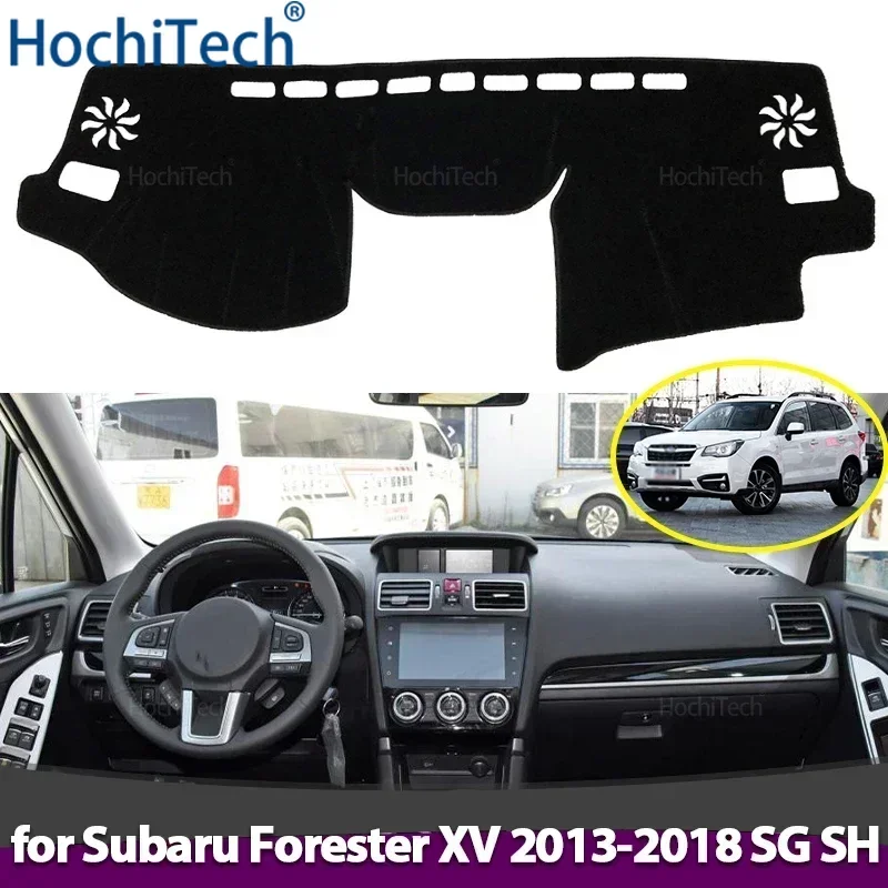 

Car Dashboard Cover Avoid Light Pad Instrument Panel Mat Case Carpets for Subaru Forester Xv 2013-2018 SG SH