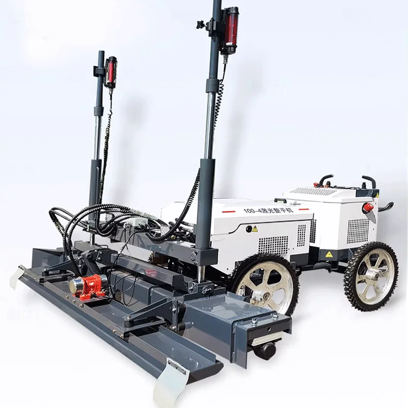 Laser Screed Machine, Walk-behind Road Leveling Machine, Concrete Screed Machine for Construction Sites