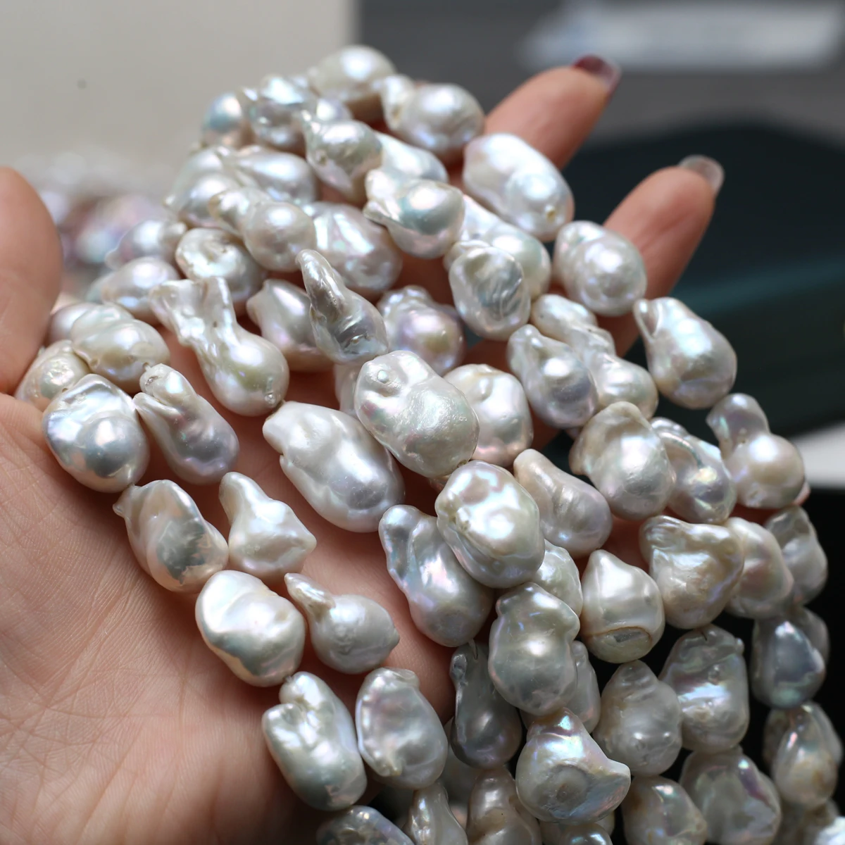 Fine Natural Baroque Pearl Beads Irregular High Quality Big Pearls for Jewelry Making DIY Necklace Earrings Accessories
