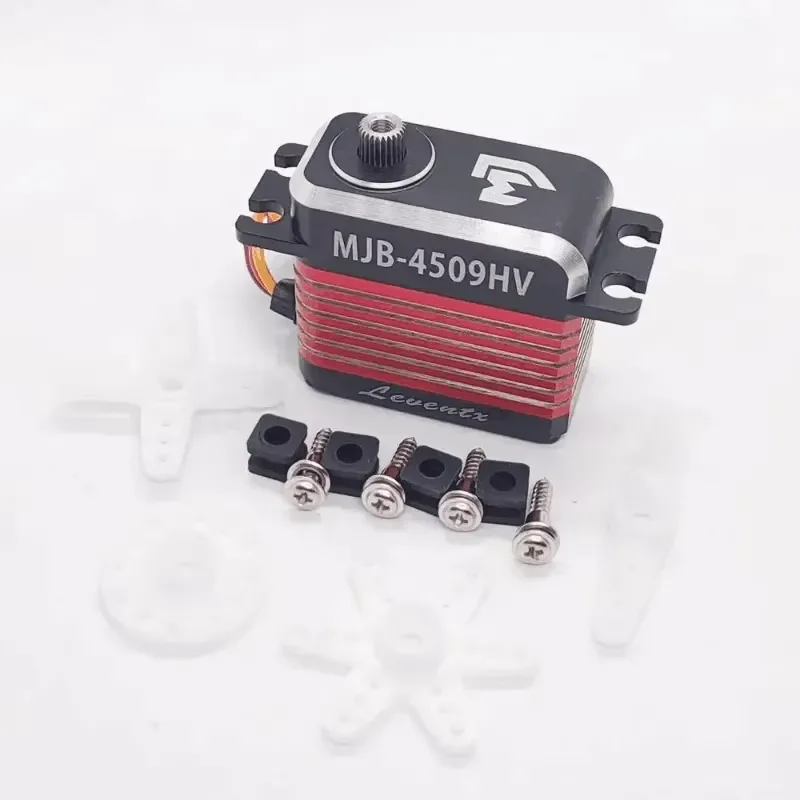 MJB Brushless Digital Servo MJB-4509HV 8.4V45kg High Voltage Bottom Outlet Design High Precision for RC Gliders Car Arm