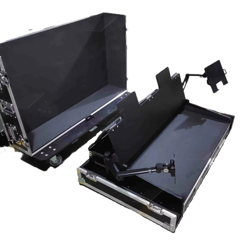 Customized Flight Case for MA3 Command Wing and Fader Wing Controller with Laptop Holder