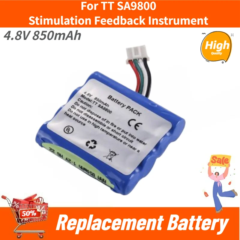 4.8V 850mAh Battery For TT SA9800 Stimulation Feedback Instrument High Quality Replacement Battery