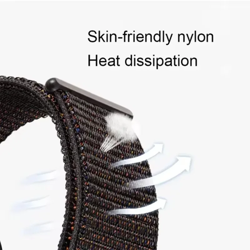 Pulseira esportiva de nylon para huawei watch fit 3/4/4pro, pulseira macia e respirável de fácil ajuste para huawei watch fit 3, acessório correa