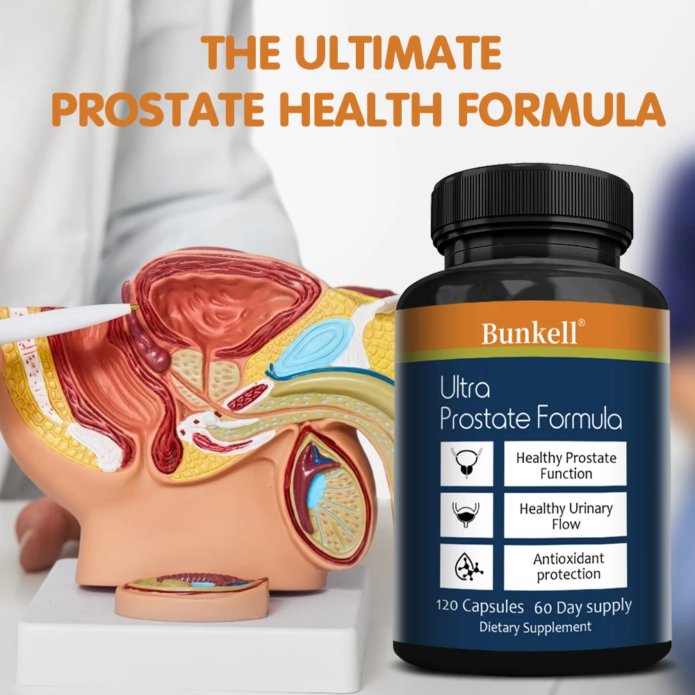 

Strong Prostate Supplement, Reduce Nighttime Bathroom Trips, Antioxidant Protection, with Saw Palmetto