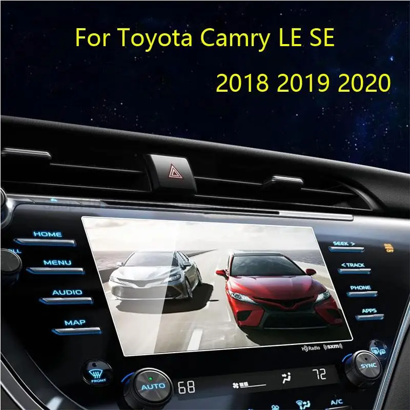 Ochronne szkło hartowane na ekran dla Toyota Camry SE 2018 2019 2020 7-calowy 8-calowy wyświetlacz nawigacyjny anti-scratch