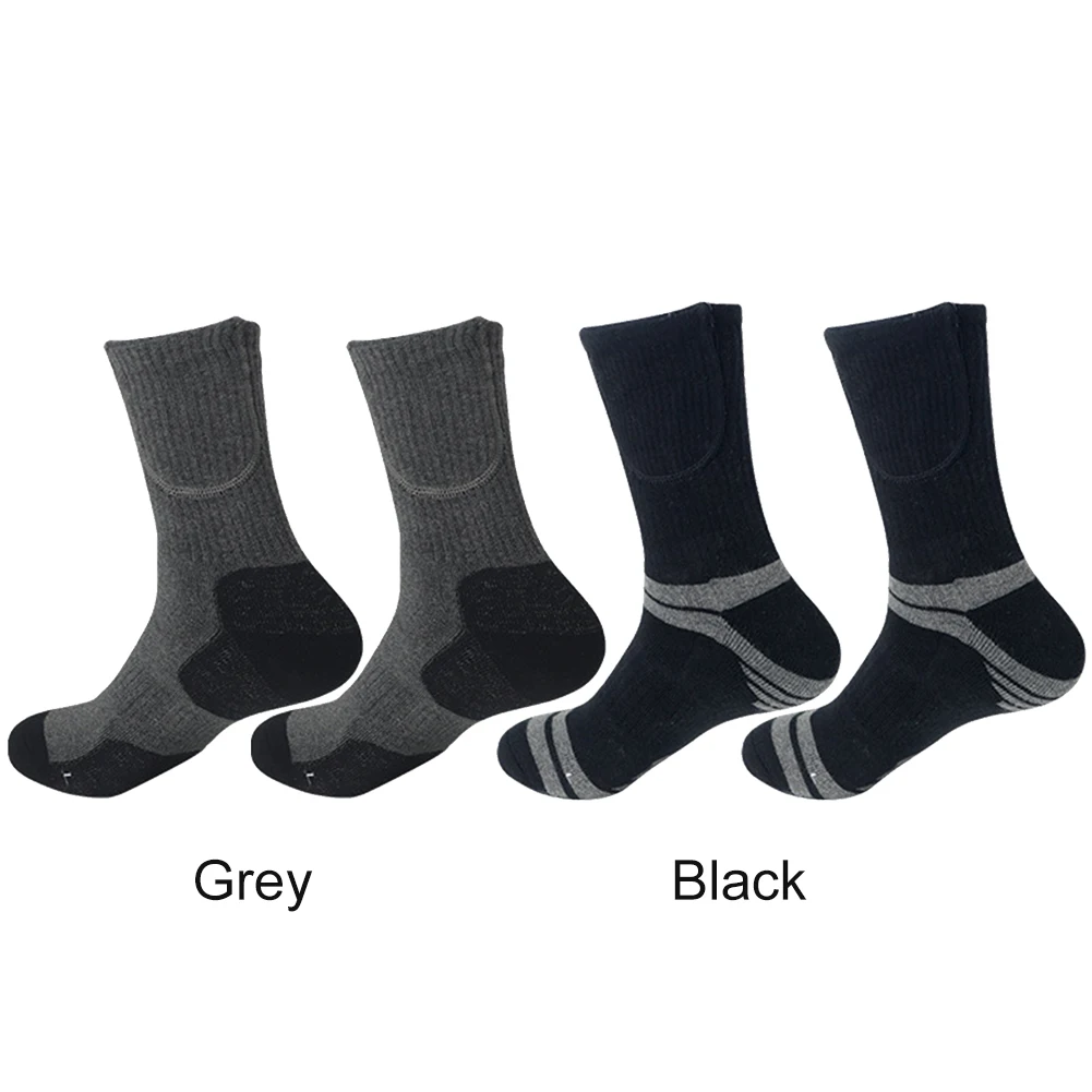 

Unisex Rechargeable Heated Socks Washable Electric Thermal Socks Elastic Thickened for Outdoor Sports Skiing