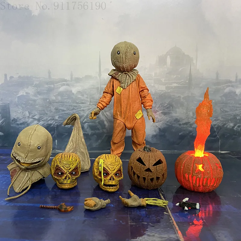 NECA Trick R Treat Sam Doll Model Toy PVC Action Figure Collectible Model Toy