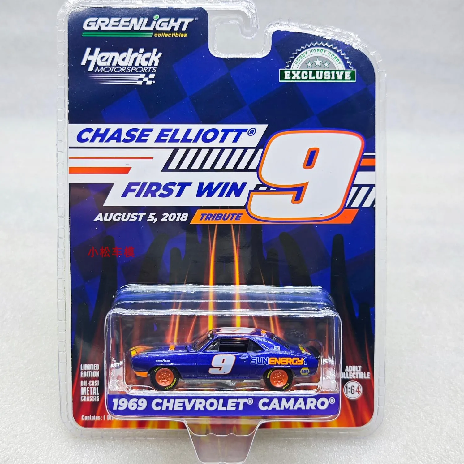 

1:64 Greenlight 1969, Chevrolet Camaro, модель автомобиля из сплава, высокая деталь, детский коллекционный подарок, украшение, подарок