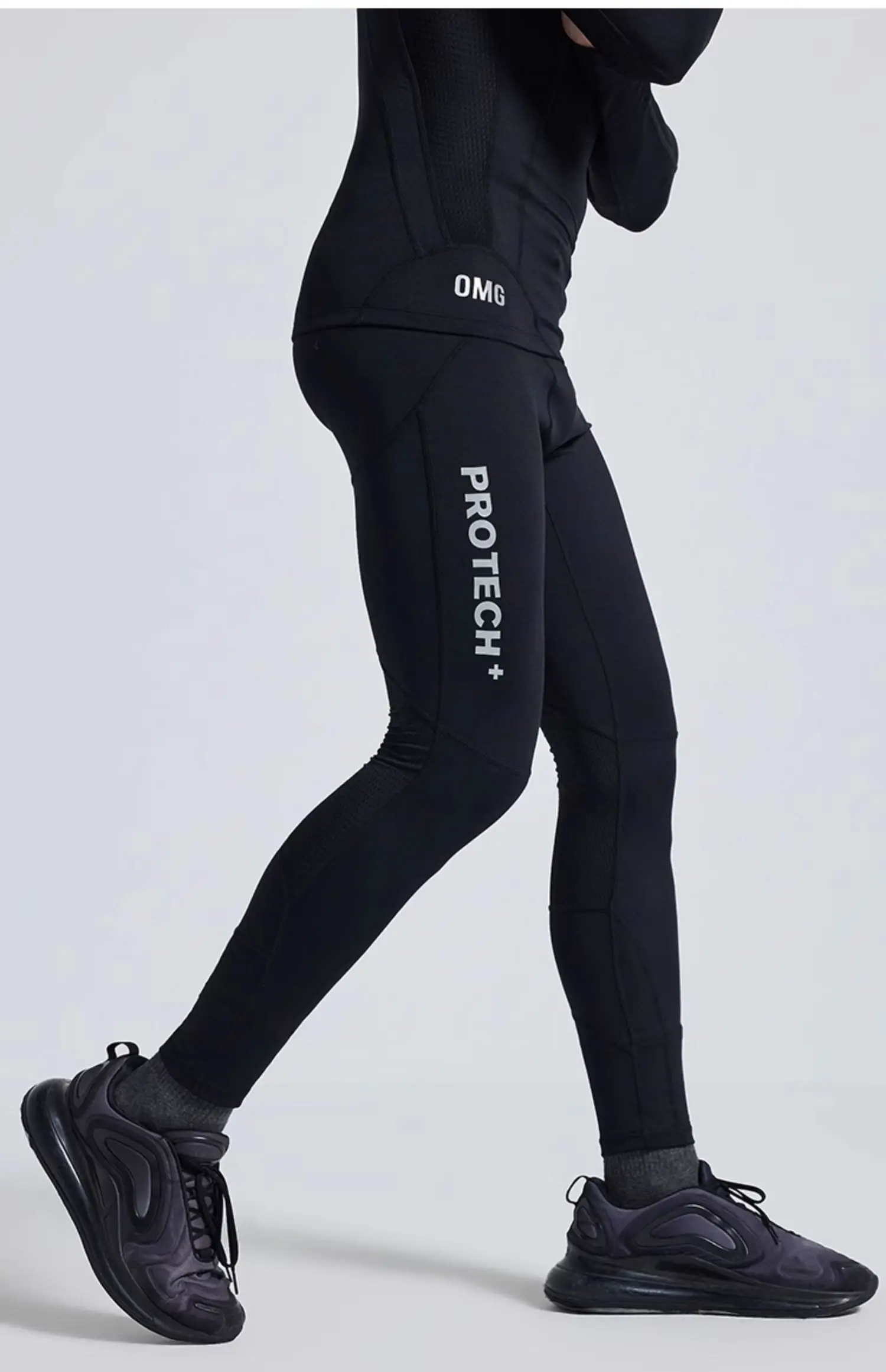 

Letter Print Men's Tight Fitness Running Sweatpants Leggings Plus Size Training Joggers Sweat Trousers