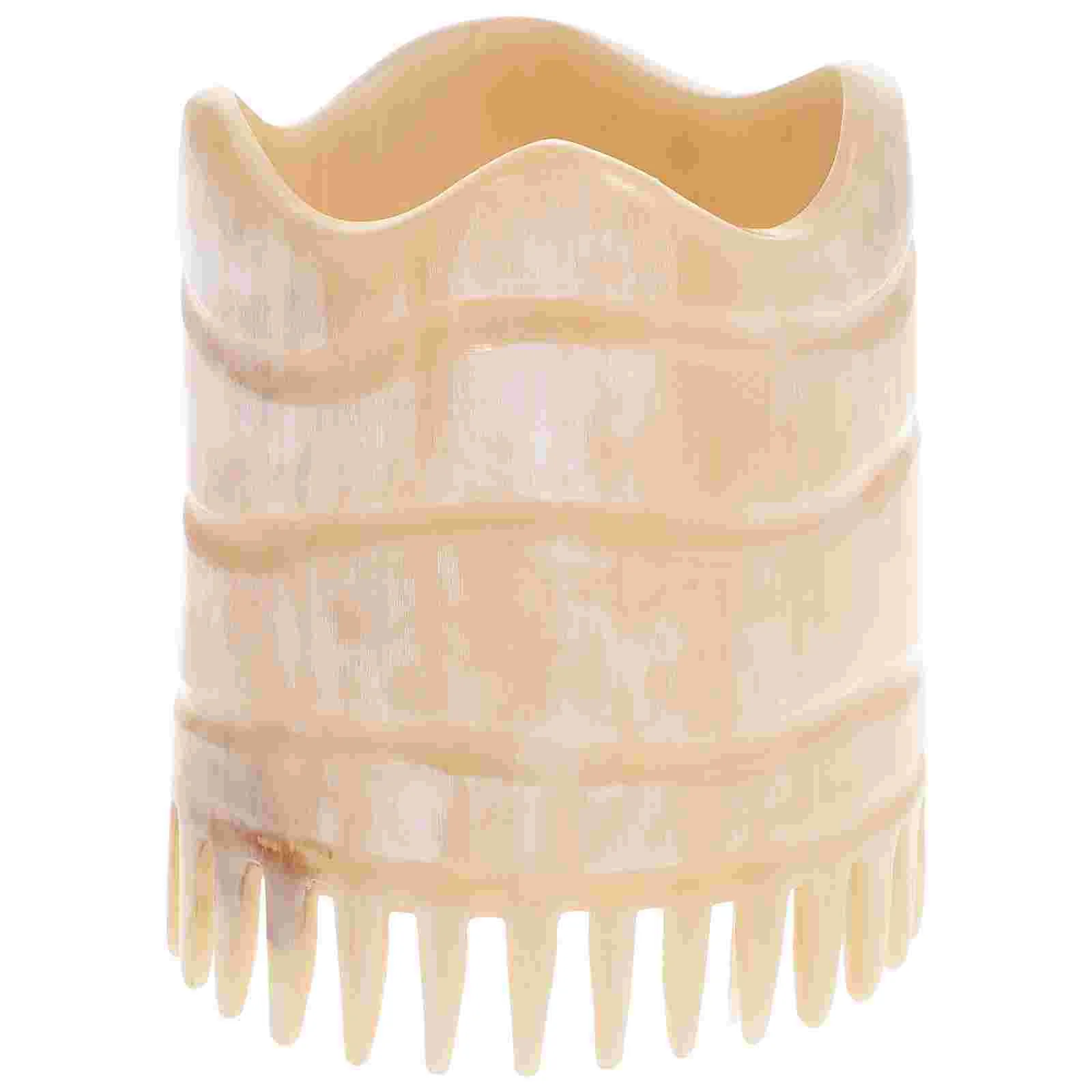 Massage Comb Healthy Hair Scalp Scrubber Comfortable Brush Horn Consumption Shampoo