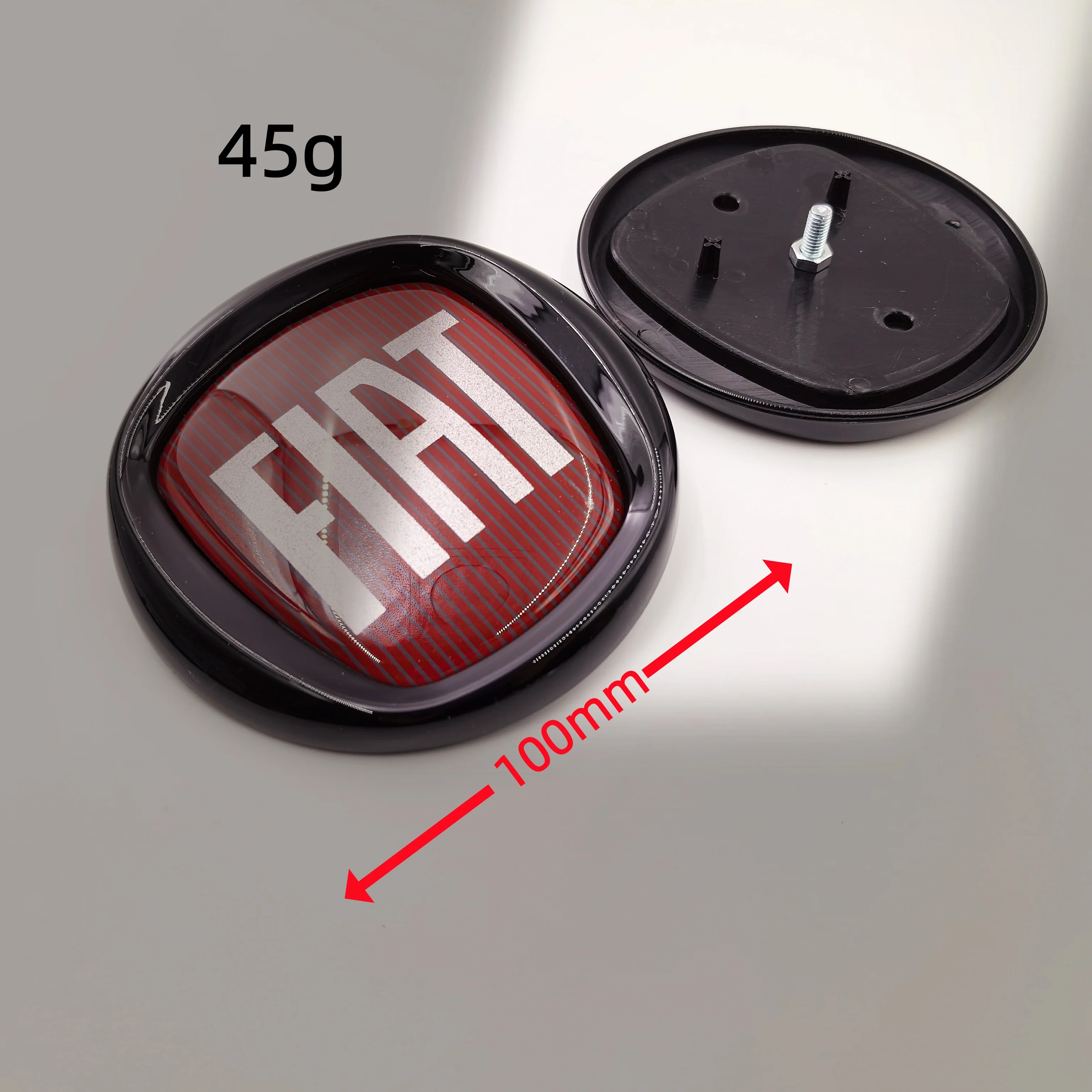 8,5/9,5/10/12 cm 85/95/100/120 mm Auto-Emblem für FIAT Autohaube vorne hinten Abzeichen 2/3/4-Pin-Emblem