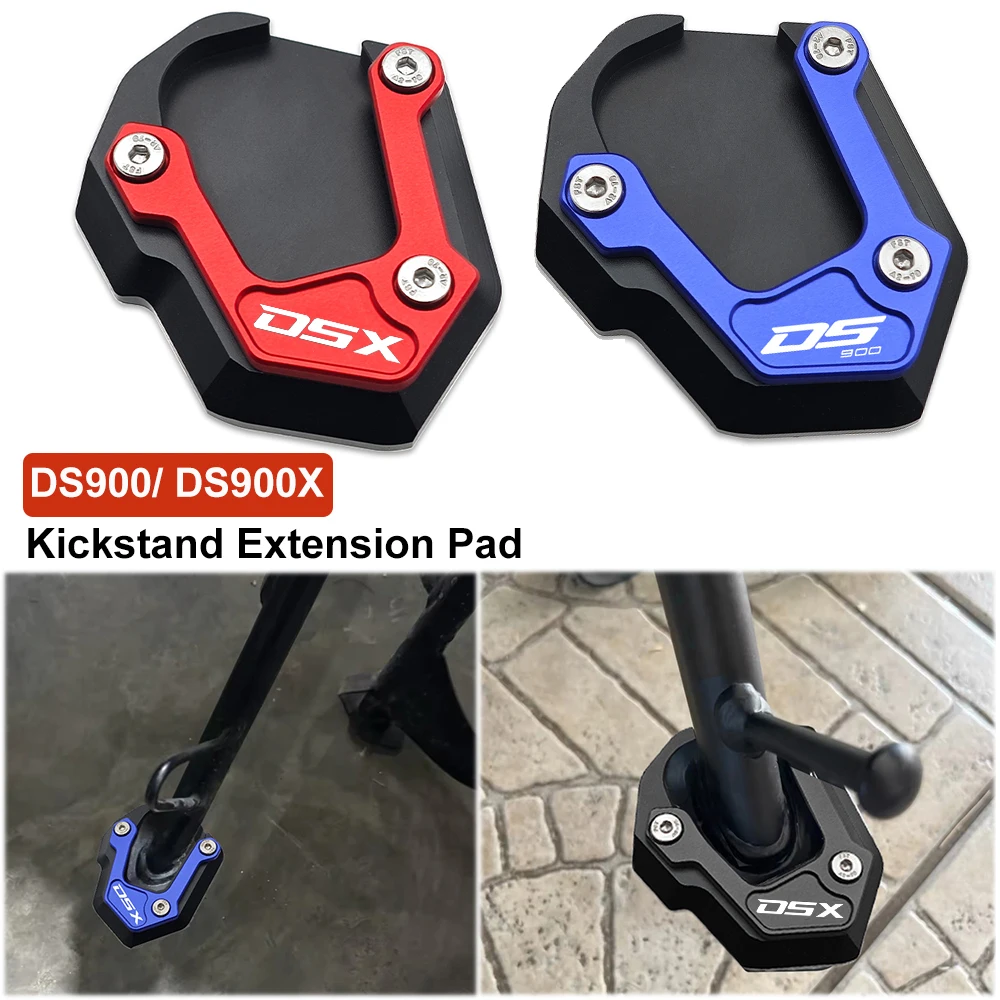 

For Voge DS900X DS525X DSX 525 900 DSX 900 2023 2024 2025 Motorcycle 900DSX Aluminum Kickstand Extension Pad Side Enlarger Plate