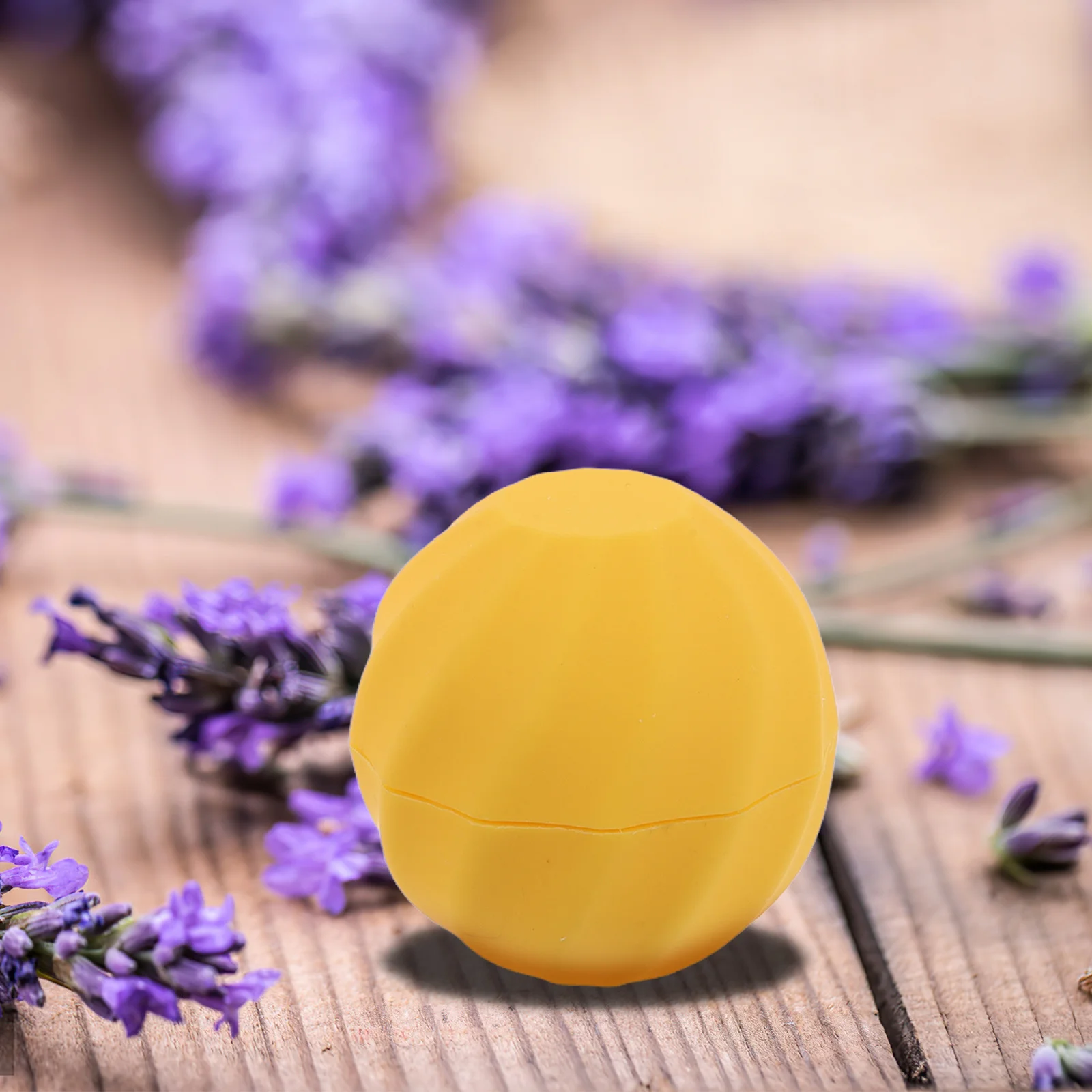 

5Pcs Spherical Lip Balm Containers Refillable Round Tube Direct Fill Lipstick Case Portable Lip Gloss Organizer Bulk Empty Tubes